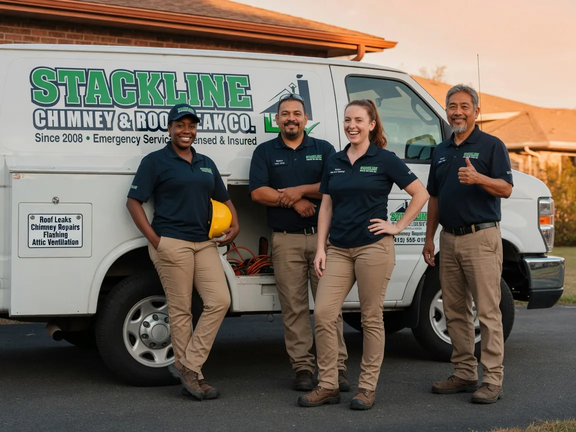 Chimney flashing repair company in Creighton, MO